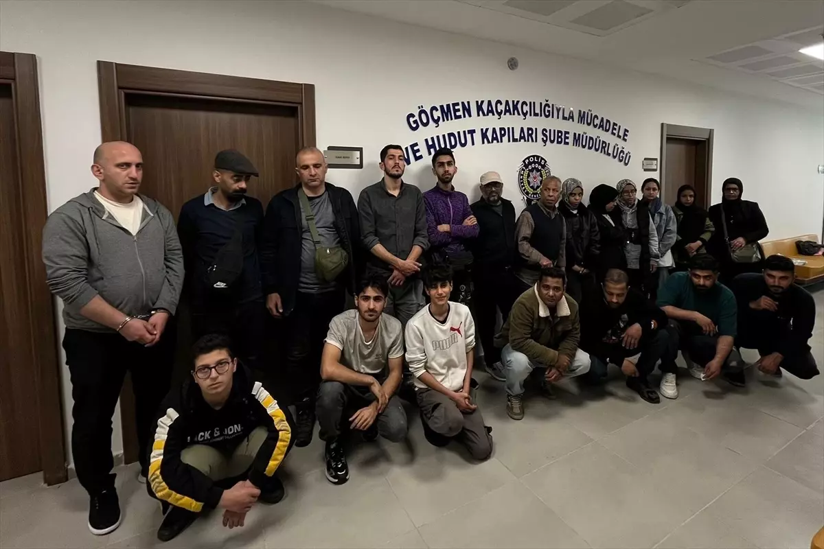 Edirne ve Tekirdağ'da 41 Düzensiz Göçmen Yakalandı