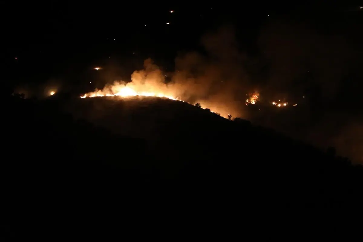 Elazığ'da Yangın Kontrol Altına Alındı