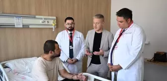 Elektrik akımına kapılan işçi, doku nakliyle dört uzvunu kaybetmekten kurtuldu