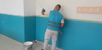 Hükümlülerden Eğitim Projesi: Okul Duvarlarını Boyadılar
