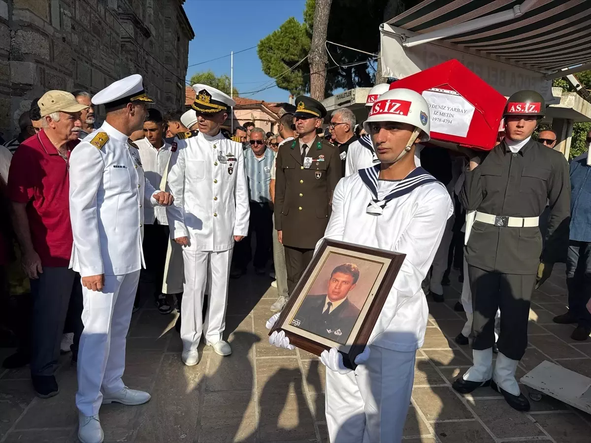 Emekli Deniz Yarbay İz Metin Son Yolculuğuna Uğurlandı