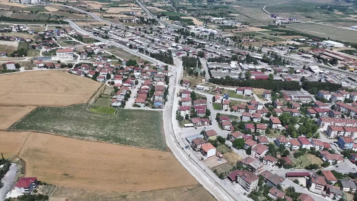 Erbaa'da Kazım Karabekir Caddesi Yenileniyor