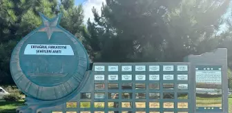 Ertuğrul Fırkateyni'nde şehit olan 71 Trabzonlu askerin anısına anıt yapıldı