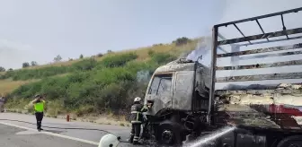 Hatay'da Tırda Yangın: İtfaiye Ekipleri Müdahale Etti