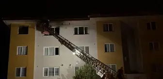 Erzincan'da Apartman Dairesinde Yangın