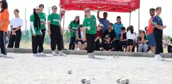 Anadolu Yıldızlar Ligi Bocce Müsabakaları Erzincan'da Başladı