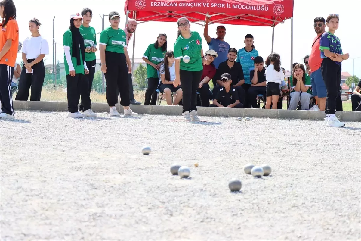 Anadolu Yıldızlar Ligi Bocce Müsabakaları Erzincan'da Başladı