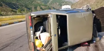 Erzincan'da Otomobil Devrildi: 5 Yaralı