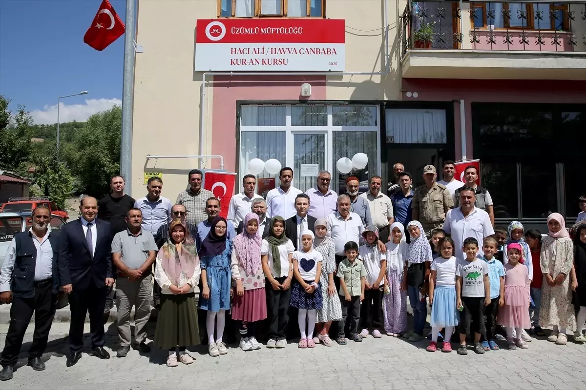 Erzincan'da Hayırsever Dönüşümü: Kur'an Kursu Açıldı