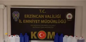 Erzincan'da Sahte İçki Operasyonu: 1 Gözaltı