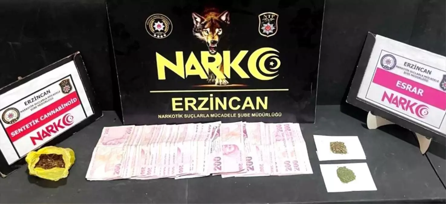 Erzincan'da Uyuşturucu Operasyonunda 1 Şüpheli Tutuklandı