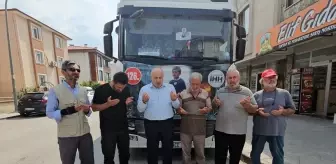 Erzincan'dan Filistin ve Suriye'ye İnsani Yardım Tırı Uğurlandı