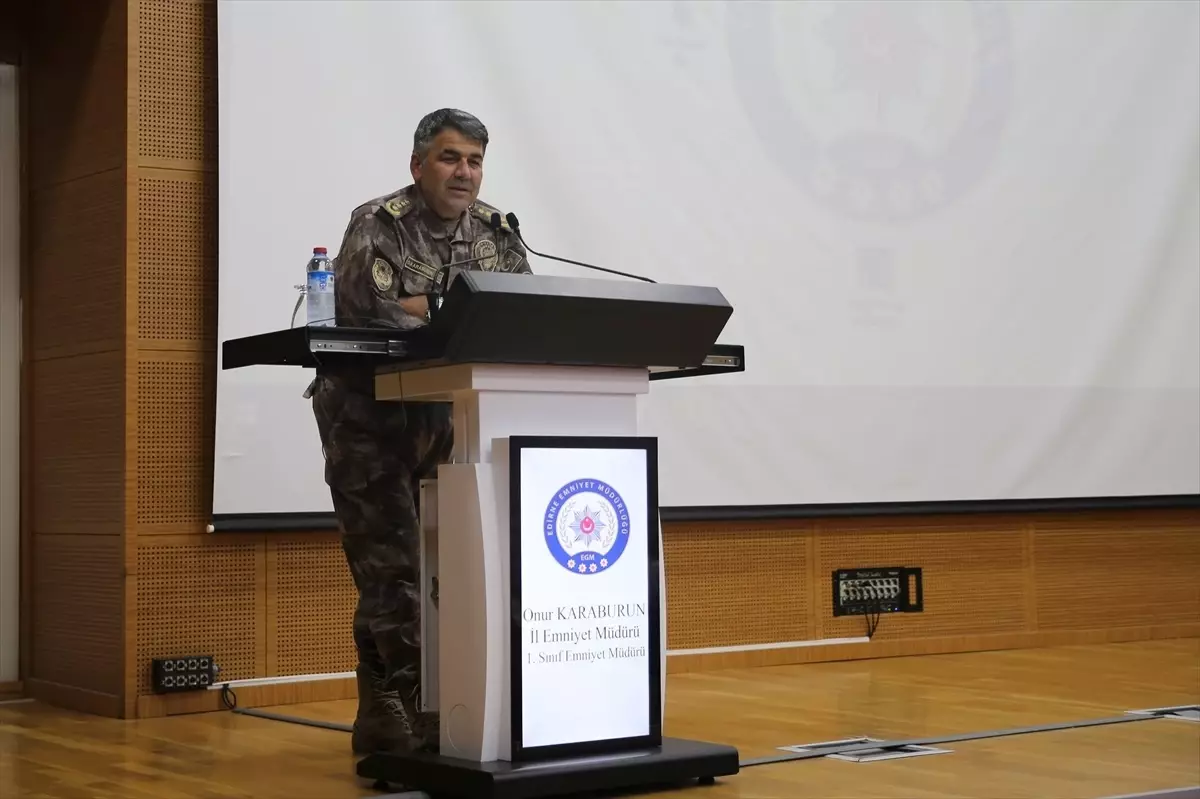 Edirne Emniyet Müdürü Onur Karaburun'dan Veda