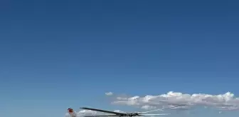 Erzurum'da ambulans helikopter kalp krizi geçiren hasta için havalandı