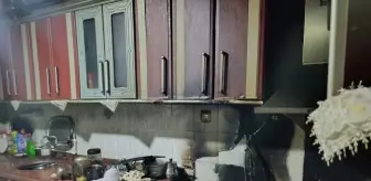 Horasan'da Çift Yangından Kurtarıldı