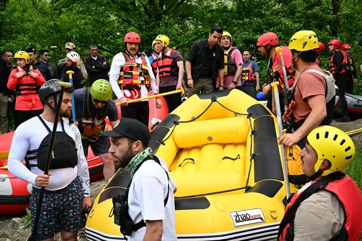 Erzurum'da Rafting Heyecanı