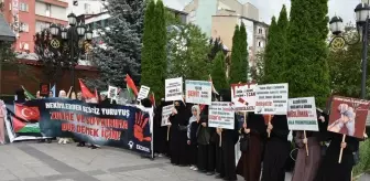 Erzurum'da sağlık çalışanları 91 haftadır Gazze için yürüyor