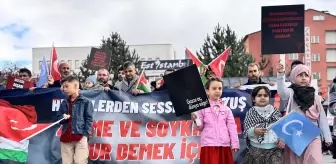 Erzurum'da Sağlık Çalışanlarından Gazze İçin Sessiz Yürüyüş