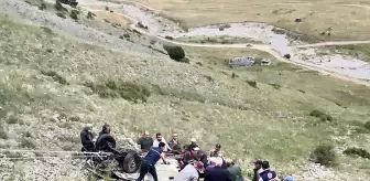 Erzurum'da Kamyonet Devrildi, Sürücü Hayatını Kaybetti