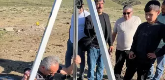 Koyun Su Kuyusundan İtfaiye Ekiplerince Kurtarıldı