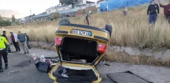 Erzurum'da Takla Atan Otomobilde Bir Kişi Hayatını Kaybetti