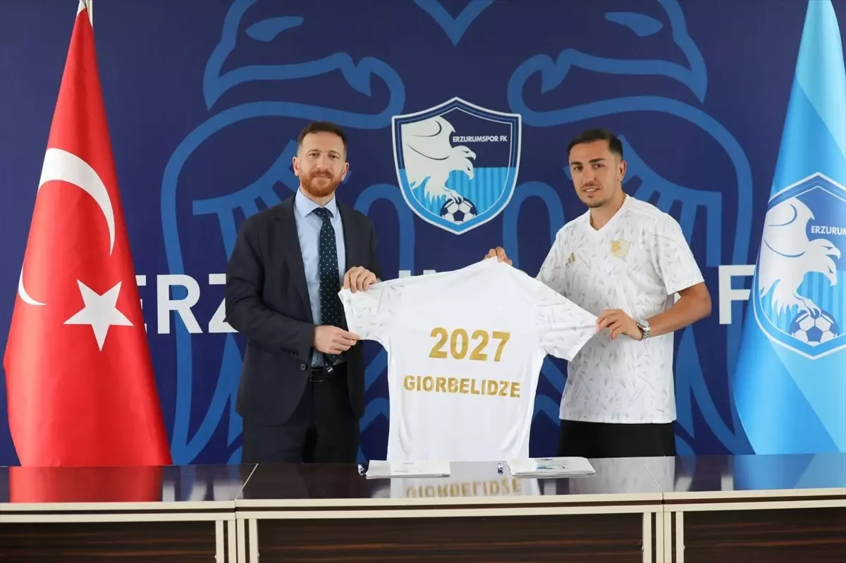Erzurumspor FK, Guram Giorbelidze ile Sözleşme İmzaladı