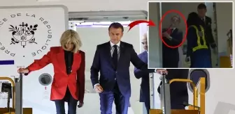Eşi Brigitte, Macron'u kameraların önünde tokatladı
