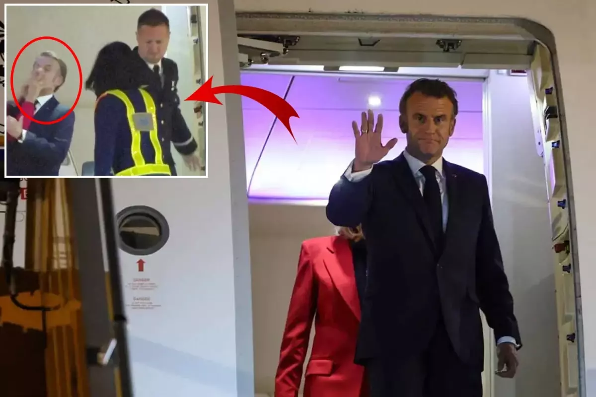 Eşinden tokat yiyen Macron'dan ilk açıklama