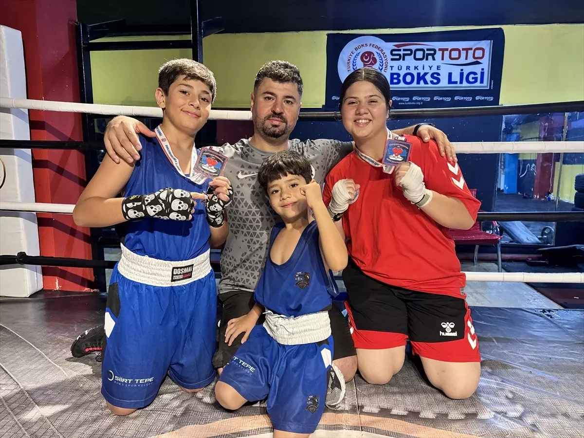 Eski Boks Şampiyonu Selami Gül, Çocuklarını Şampiyonluğa Hazırlıyor