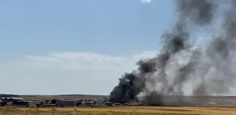 Eskişehir'de Geri Dönüşüm Tesisinde Yangın Çıktı
