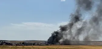 Eskişehir'deki Geri Dönüşüm Tesisinde Yangın Kontrol Altına Alındı