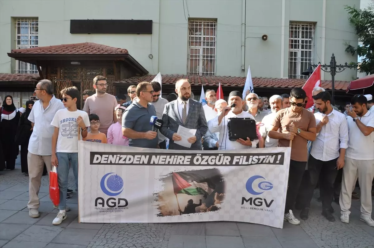 Eskişehir'de Filistin İçin Protesto