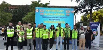 Eskişehir'de Motosiklet Kazalarına Dikkat Çekmek İçin Etkinlik Düzenlendi