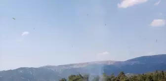 Eskişehir'de Yıldırım Düşmesi Sonucu Orman Yangını Kontrollü Hale Getirildi