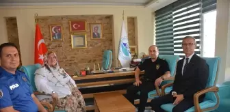 Emniyet Müdürü Tolga Yılmaz'dan Mihalgazi Belediye Başkanı Zeynep Güneş'e Ziyaret