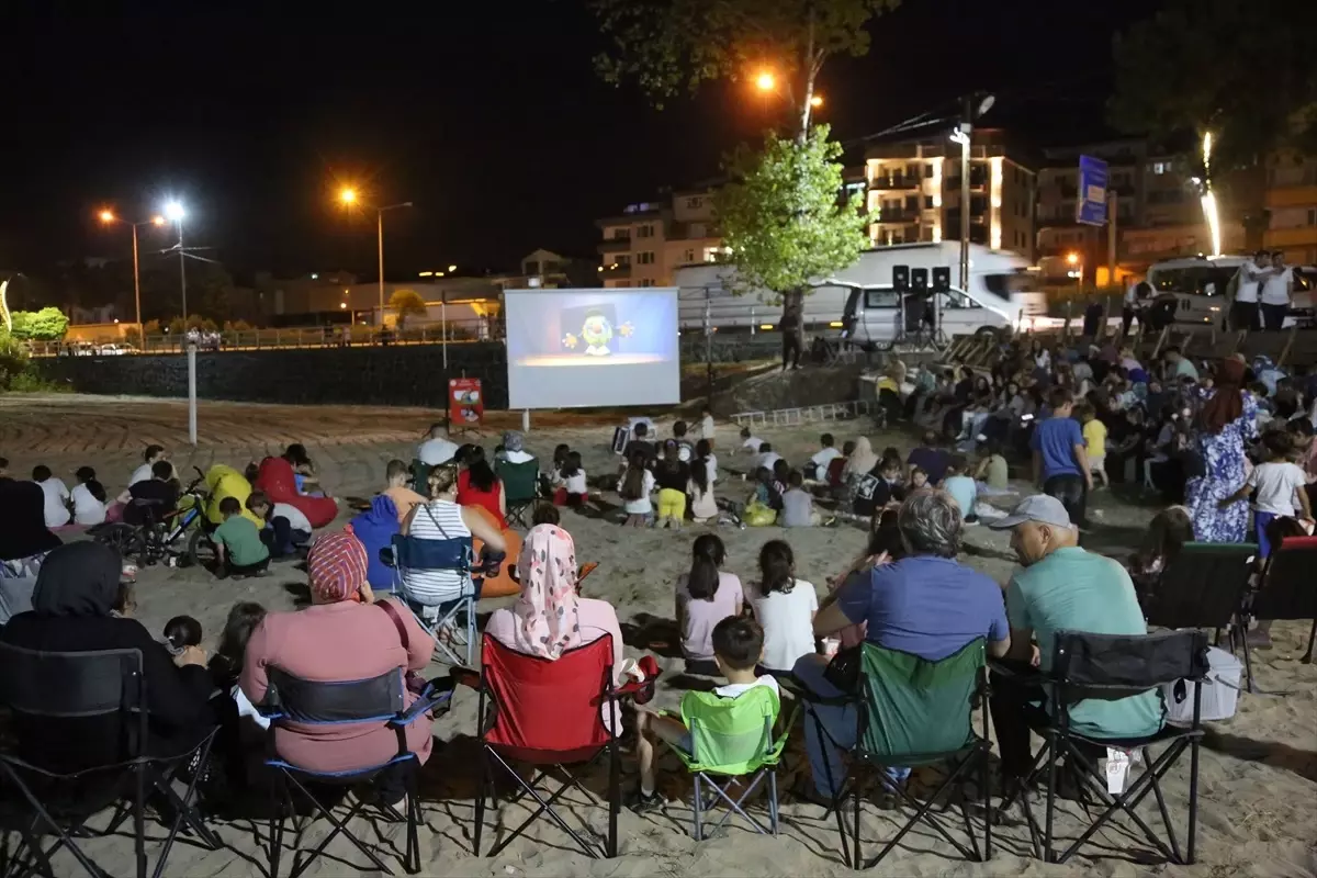 Giresun'da Çocuklar için Açık Hava Sinema Etkinliği