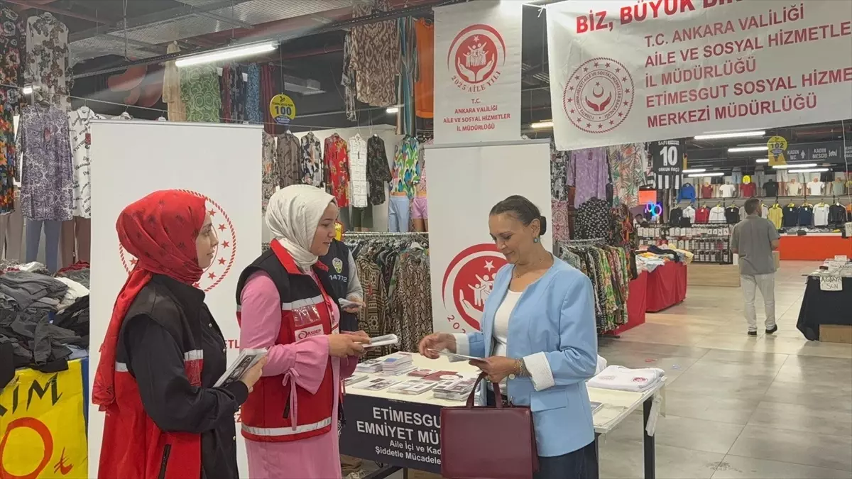 Etimesgut'ta Kadın Destek Uygulaması (KADES) Bilgilendirme Çalışmaları