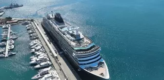 Muğla'nın Marmaris İline 695 Yolcu Taşıyan Kruvaziyer Geldi
