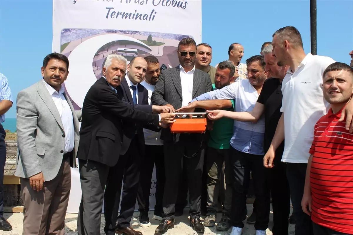 Eynesil'de Şehirler Arası Otobüs Terminalinin Temeli Atıldı