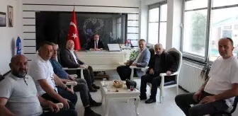 Eynesil Sivil İrade Platformu Kaymakam Pamuk'u Ziyaret Etti