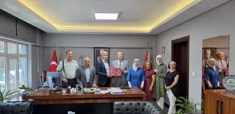 Faruk Anbarcıoğlu, Yıldırım İlçe Emniyet Müdürü Yalta'yı ziyaret etti