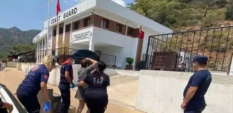 Fethiye Açıklarında Yaralı Tekne Yolcusu Hastaneye Kaldırıldı