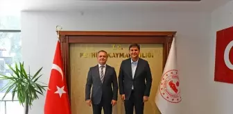 Fethiye Belediye Başkanı Alim Karaca, Yeni Kaymakamı Ziyaret Etti