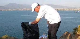 Fethiye'de Gönüllüler ile Çevre Temizliği Yapıldı