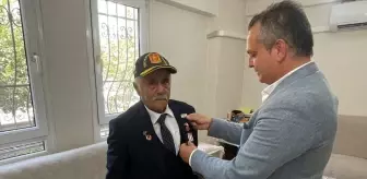Fethiye'de Kıbrıs Gazisine Madalya ve Berat Takdim Edildi