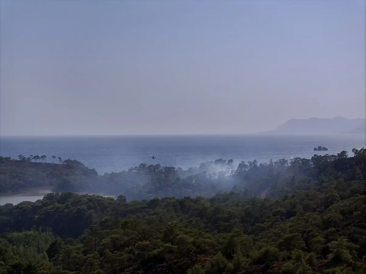 Fethiye'de Orman Yangını Kontrol Altına Alındı