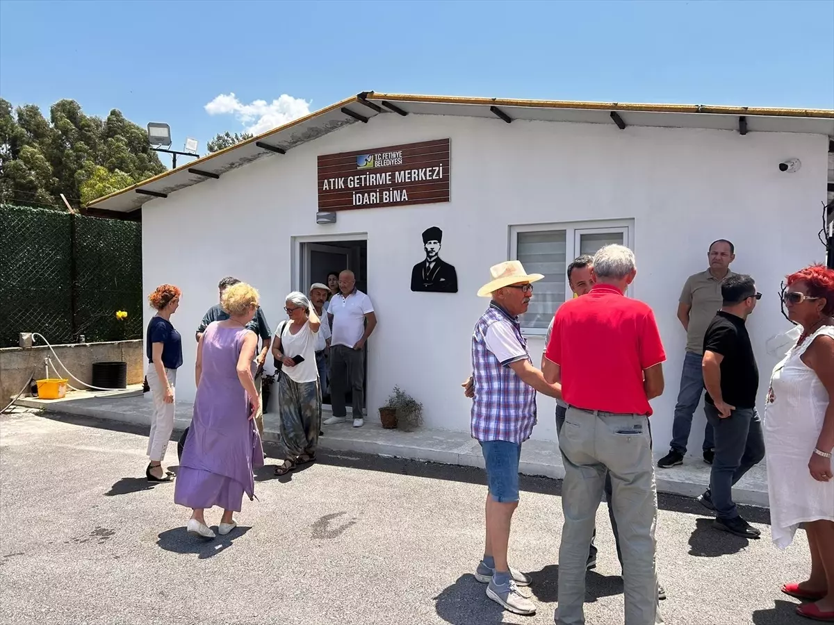 Fethiye'de Sivil Toplum Kuruluşları Atık İşleme Tesislerini Ziyaret Etti