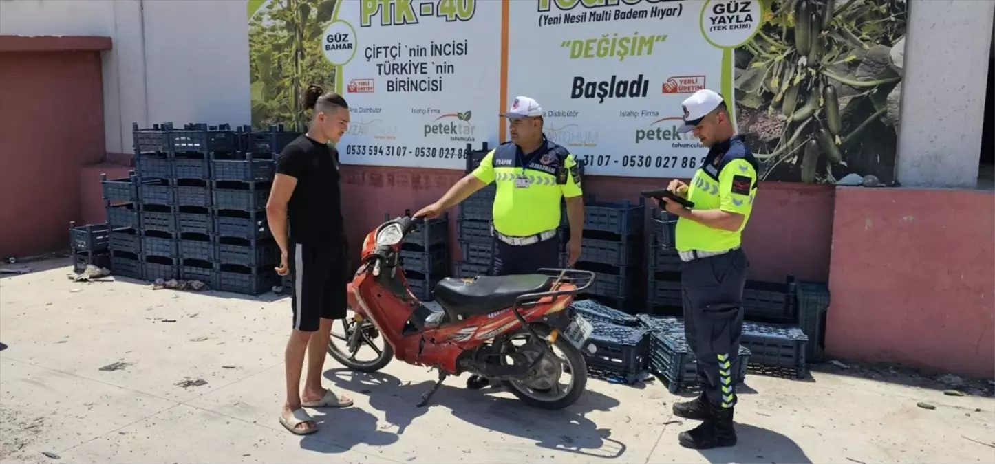 Finike'de Motosikletlere Yönelik Ceza Uygulaması: 28 Araç Trafikten Men Edildi