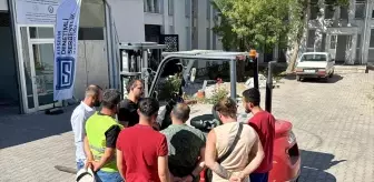Kırşehir'de Yükümlüler Forklift Operatörlüğü Eğitimi Alıyor