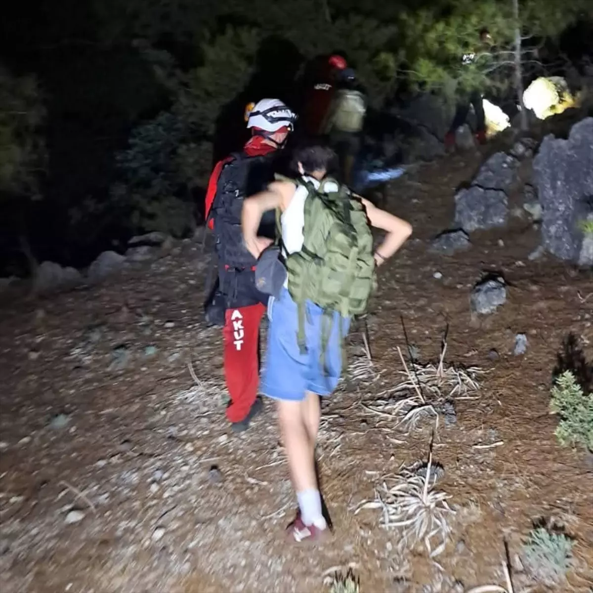 Alanya Kalesi'nde Mahsur Kalan Üç Öğrenci Kurtarıldı